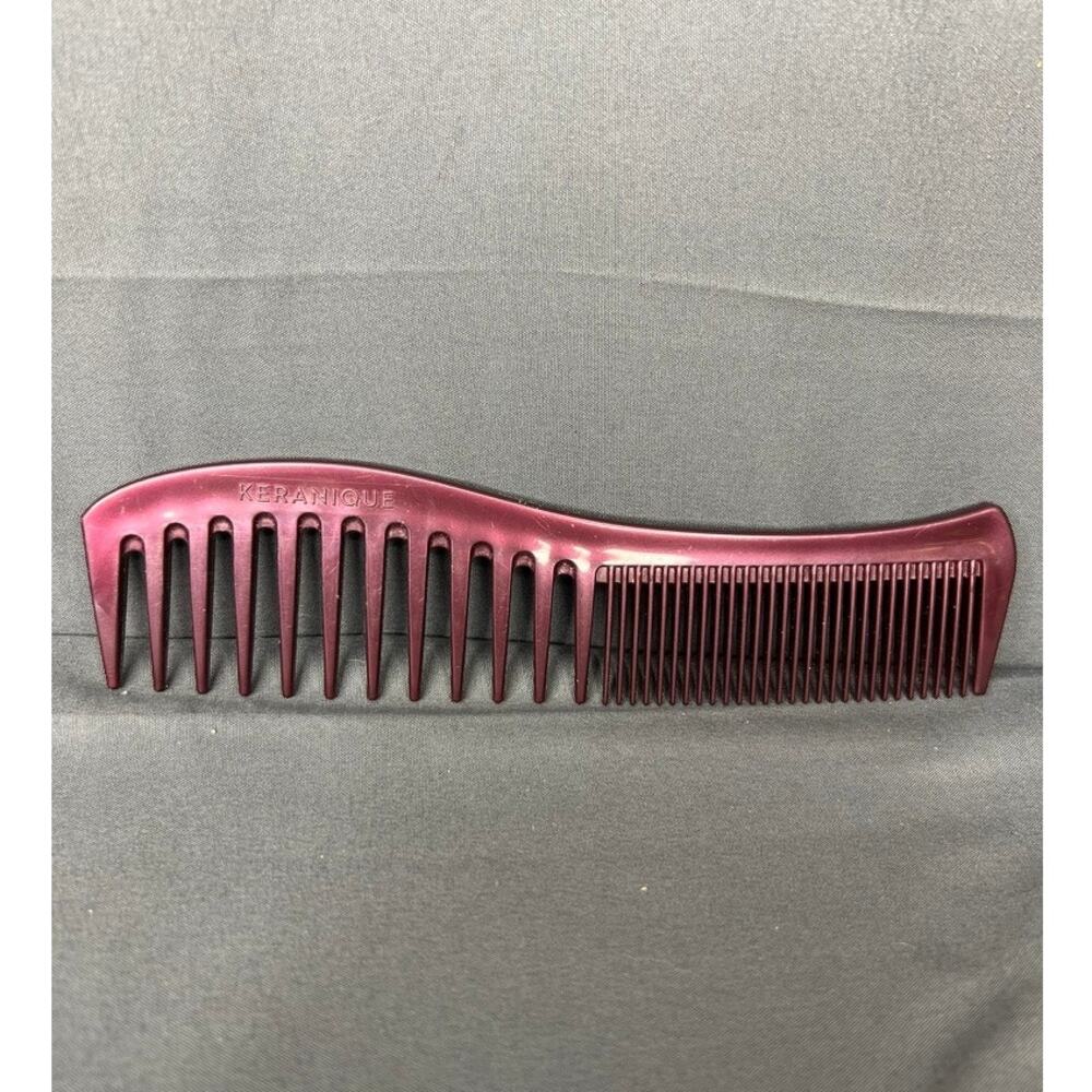 Vintage Keranique Wide Tooth Detangle Comb Purple
